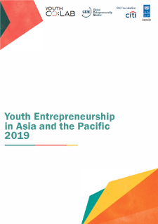 Cover image for Youth Entrepreneurship in Asia and the Pacific 2019