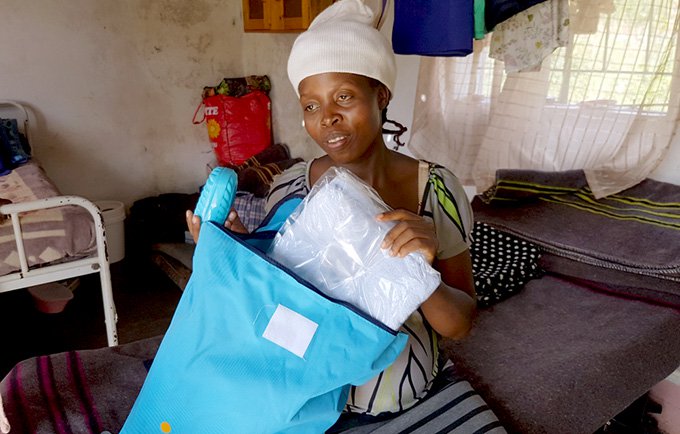 "We lost all our belongings – including the new clothes we had bought for the baby," Tatenda Sithole, from Rusitu. © UNFPA Zimbabwe