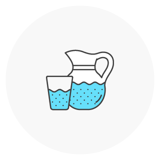 Icon of a water jar