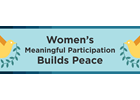 Infographic: Women's meaningful participation builds peace