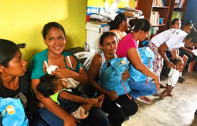 L’UNFPA soutient des ateliers de formation des agents de santé, sur les questions de santé sexuelle et reproductive. © UNFPA Venezuela