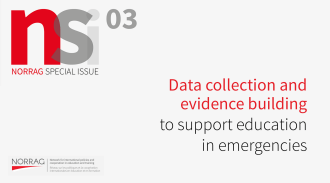 Call for contributions - NORRAG Special Issue 02 Data collection and evidence building  to support education in emergencies