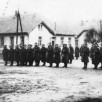 Żołnierze II batalionu 73 pułku piechoty w koszarach w Oświęcimiu, zdj. z lat 30
