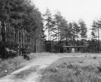 Former subcamp site. Crematorium building in the background (1965)