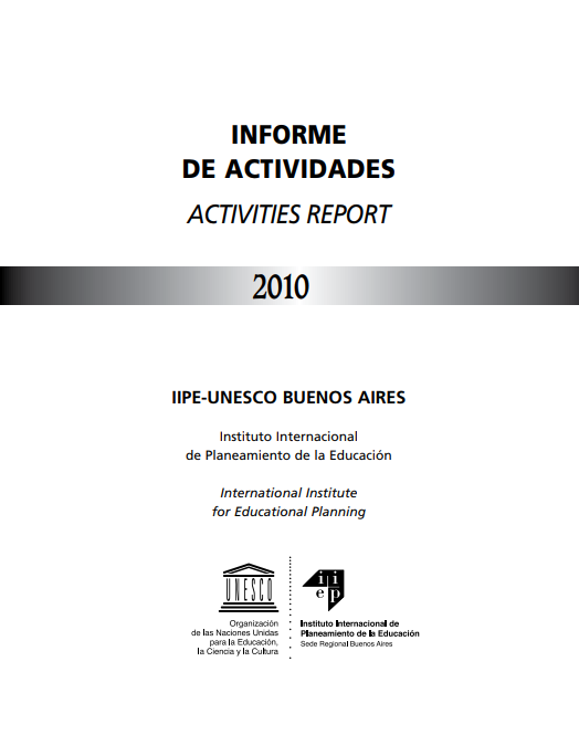 Informe de actividades 2010-2011
