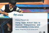 Forum politique international sur l’utilisation des données ouvertes sur les écoles pour lutter contre la corruption