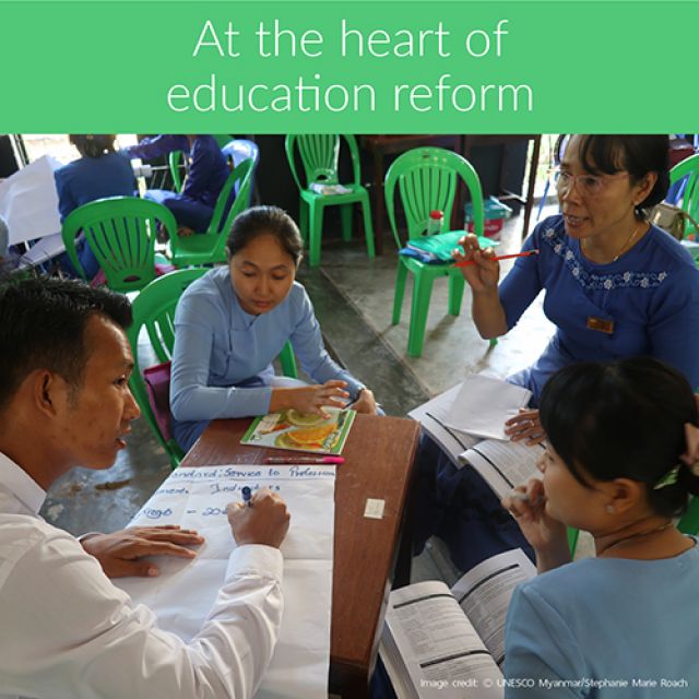 Myanmar reforms start with training new generation of student teachers