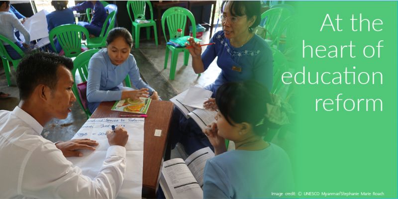 Myanmar education reforms start with training new generation of student teachers