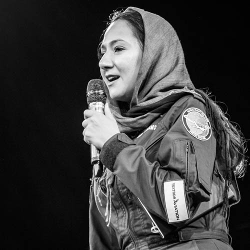 Shaesta Waiz, an Afghan-American professional pilot