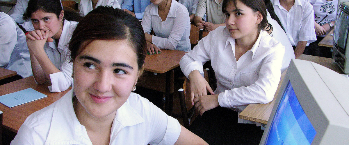 Students in Dushanbe
