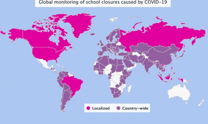 school closures worldwide COVID-19