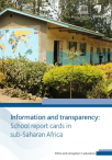 Information and transparency: school report cards in sub-Saharan Africa