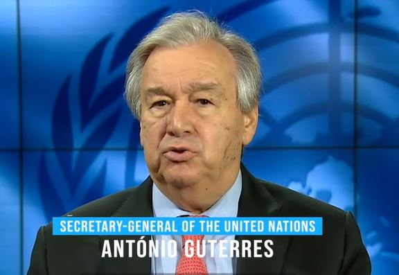 UN Seretary General, Antonio Guterres