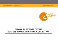 Summary Report of the 2013 UIS Innovation Data Collection
