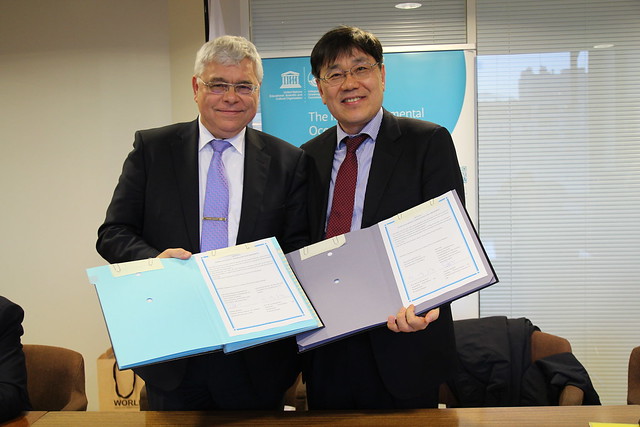 Signature of a Memorandum of Understanding between the IOC and the Republic of Korea, 19 January 2018