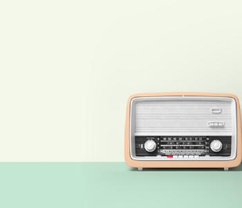 Retro old radio