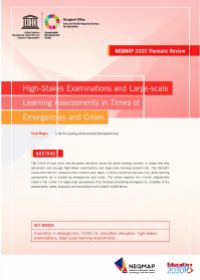 High-stakes examinations and large-scale learning assessments in times of emergencies and crises: NEQMAP 2020 thematic review 