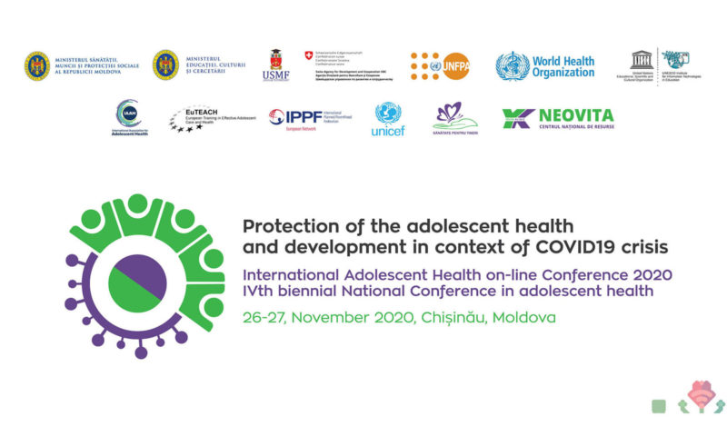 баннер международная конференция "защита здоровья и развития подростков в условиях кризиса COVID-19"