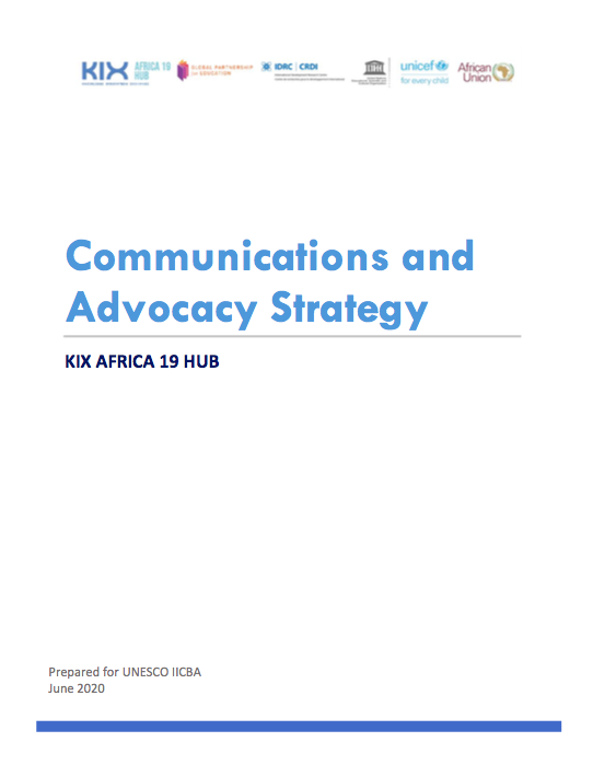 Communications and Advocacy Strategy