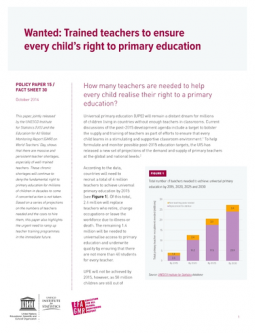 Trained teachers to ensure every child’s right to primary ed