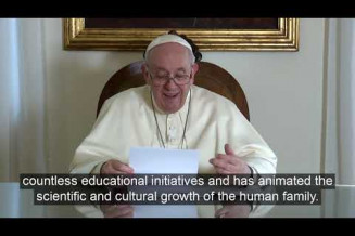 Video message of the Holy Father Pope Francis in honor of the 75th anniversary of UNESCO