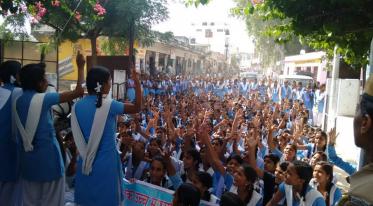 Bhim_students at school protest