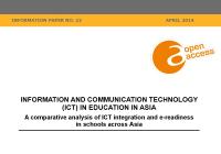 Information and Communication Technology (ICT) in Education in Asia: A Comparative Analysis of ICT Integration and e-Readiness in Schools across Asia