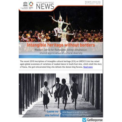 NEWS - UNESCO in Asia-Pacific, December 2018