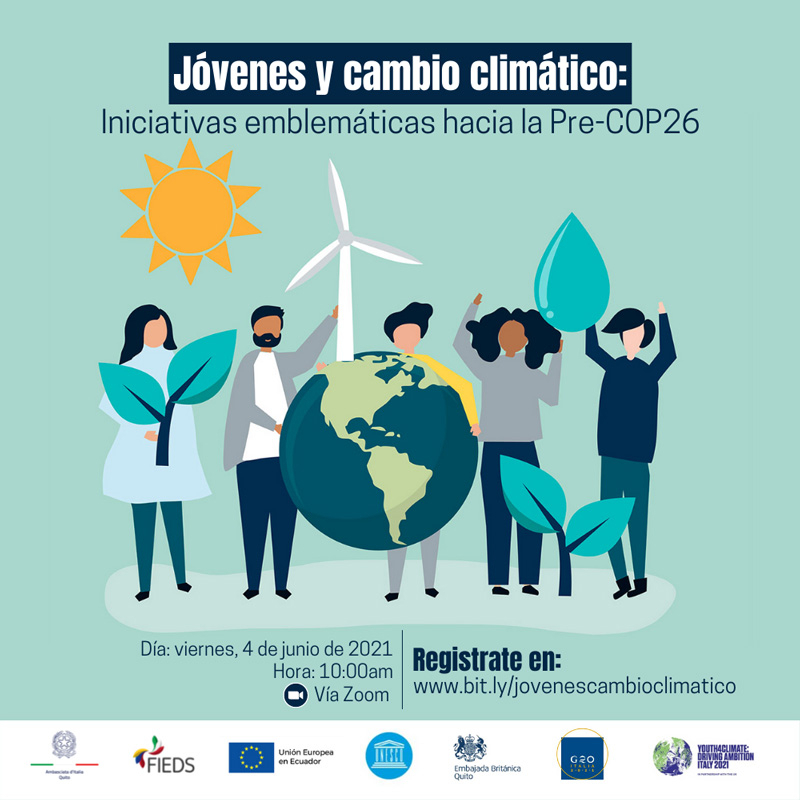 Encuentro Jóvenes y cambio climático: iniciativas emblemáticas hacia la Pre-COP26