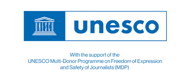 Logo of UNESCO Multi-Donor Porgramme on Freedom of Expression and Safety of Journalists