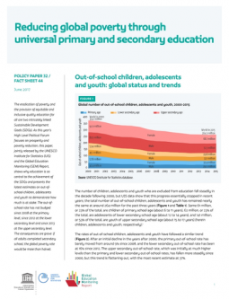 Out of school children and poverty reduction