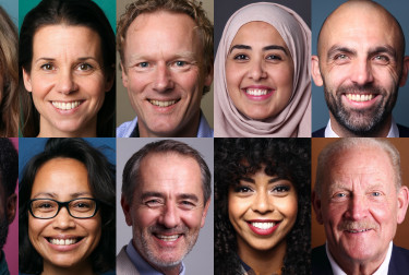diversity, people smiling