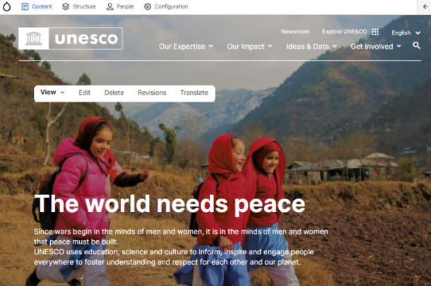 UNESCO Homepage