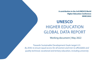Banner for UNESCO Higher Education Global Data Report