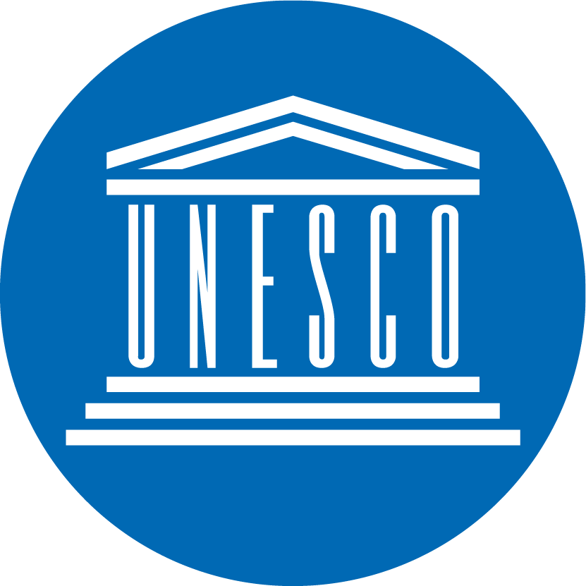 Sticker UNESCO blue