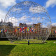 UNESCO Headquarters - Flags and Globe
