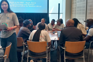 Youth forum on the theme of reconciling people with nature, organized by UNESCO’s Harare Office on 6 December at the World Science Forum in Capetown