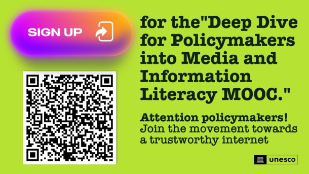The Deep Dive for Policymakers into Media and Information Literacy