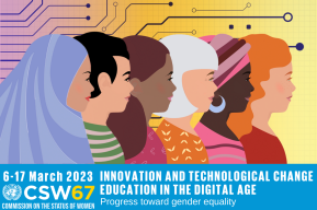 UNESCO highlights initiatives to close the gender gap in the digital realm at CSW67