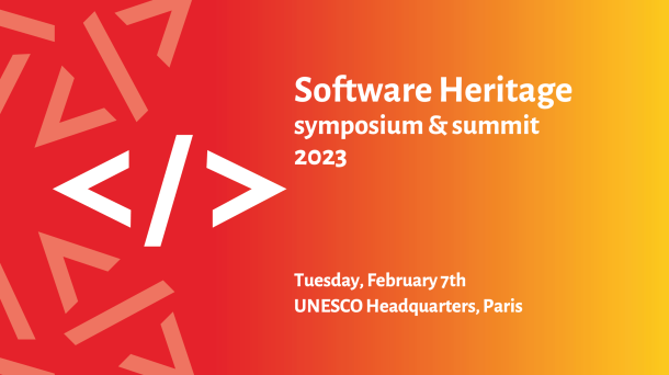 Software Heritage symposium & summit 2023 