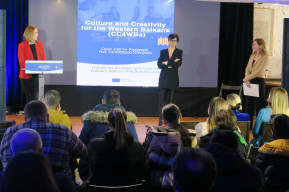 EU-funded project, Culture and Creativity for the Western Balkans, at the Open Door Info Sessions across the region
