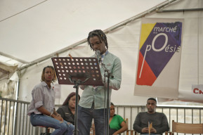 Ten young poets from the Caribbean showcased their work at the Paris Poetry Market