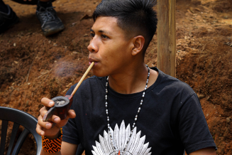 Guarani indigenous boy