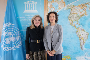 Ceremony in honour of Ms Marianna V. Vardinoyannis, UNESCO Goodwill Ambassador
