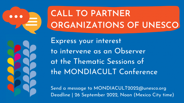 Call to observers MONDIACULT