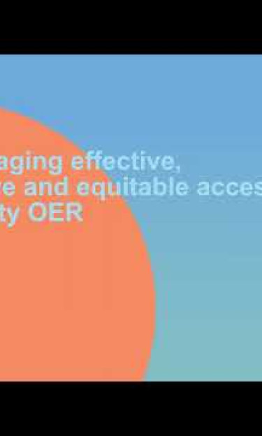 OER and knowledge and skills acquisition: What is the UNESCO OER Recommendation?