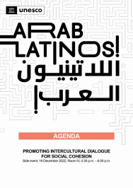 Arab Latinos! Promoting Intercultural Dialogue for Social Cohesion, Event Agenda