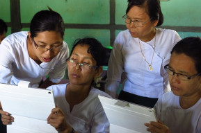 Myanmar teachers empowered for the first time by mobile technology in class