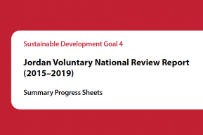 SDG4-Jordan Voluntary National Review