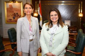 Minister of Emigration Welcomes OIC of UNESCO Regional Office in Cairo to Discuss Forthcoming Cooperation